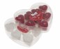 Preview: Teelichte in Herzform in Geschenkverpackung, 8er Set, rot oder weiß